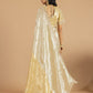 Champagne Dual-Shade  Silk Saree