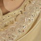 Champagne Dual-Shade  Silk Saree