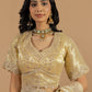 Champagne Dual-Shade  Silk Saree