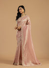 Blush Royale Organza Tissue Saree