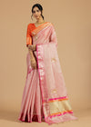 The Pink Banarasi Tissue Saree