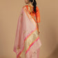 The Pink Banarasi Tissue Saree