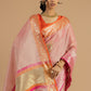 The Pink Banarasi Tissue Saree