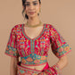 Vibrant Floral Munga Silk Saree