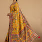 Pure Munga Silk Floral Print Saree with Designer Blouse