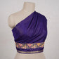 Royal Amethyst Floral Border Saree