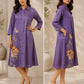 Lavender Bloom A-Line Tunic
