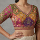 Premium Olive Green Kutchi Designer Blouse