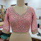 Blush Royale Organza Tissue Saree