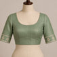 Sage Green Birdsong Cotton Saree