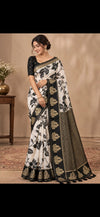 Zari lines bamboo silk