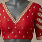 Heritage Red Georgette Saree
