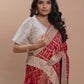 Heritage Red Georgette Saree