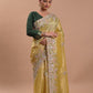 The Mustard Gilded Tissue Saree