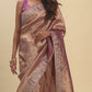 Royal Peacock Zari Woven Saree