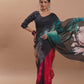 Midnight Bloom in Pure Georgette