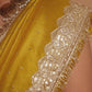 Shimmering   Lemon   Saree