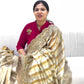 Premium Multi Zari Striped & Self Weave Saree